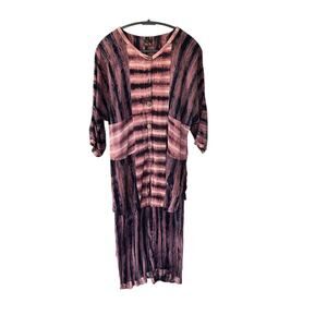 Gaelle by KUSNADI Boho Jumpsuit Romper Art to Wear One Size MISSING BUTTON